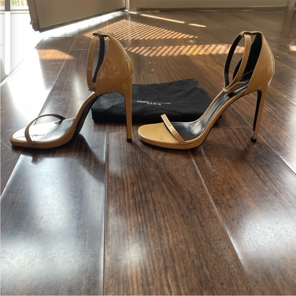 Saint Laurent Nude Jane Sandals Stilettos - Picture 4 of 11